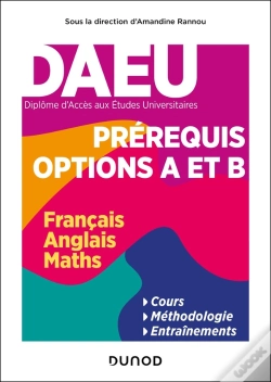 Capa do artigo Daeu : Pré-Requis Options A Et B ; Français, Anglais, Maths