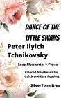 Dance Of The Little Swans Easy Elementary Piano Sheet Music With Colored Notation - Preview