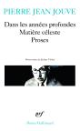Dans Les Années Profondes : Matière Céleste - Proses - Preview