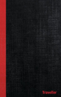 Dans Traveller Casebound Hardcover Notebooks, 6 X 9, Black/Red, 108 Ruled Pages - Preview