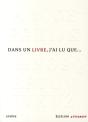 Dans Un Livre, J'Ai Lu Que... - Preview