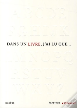 Capa do artigo Dans Un Livre, J'Ai Lu Que...