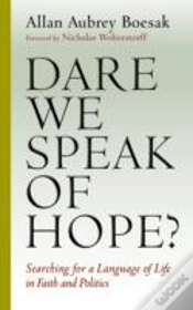 Capa do artigo Dare We Speak Of Hope?
