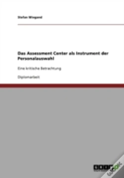 Capa do artigo Das Assessment Center Als Instrument Der Personalauswahl