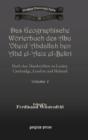 Das Geographische Worterbuch Des Abu 'Obeid 'Abdallah Ben 'Abd El-'Aziz El-Bekri - Preview