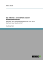 Das Internet - Ein Artefakt Unserer Wissensgesellschaft - Preview