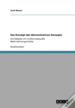 Capa do artigo Das Konzept Des Demonstrativen Konzepts