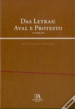Capa do artigo Das Letras: Aval e Protesto