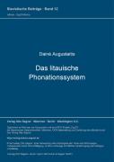 Das Litauische Phonationssystem