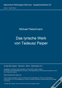 Capa do artigo Das Lyrische Werk Von Tadeusz Peiper