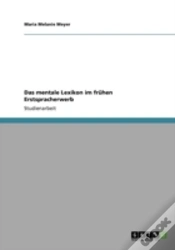 Capa do artigo Das Mentale Lexikon Im Frahen Erstspracherwerb