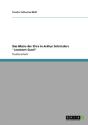 Das Motiv Der Ehre In Arthur Schnitzlers "Leutnant Gustl" - Preview
