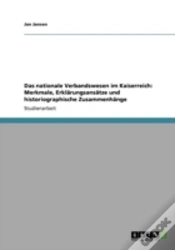 Capa do artigo Das Nationale Verbandswesen Im Kaiserreich