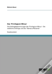Das 'Privilegium Minus'