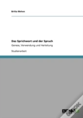 Das Sprichwort Und Der Spruch