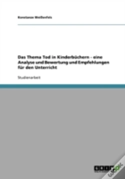 Capa do artigo Das Thema Tod In Kinderbuchern - Eine Analyse Und Bewertung Und Empfehlungen Fur Den Unterricht
