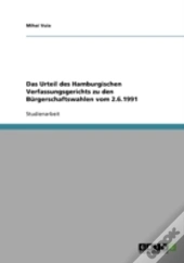 Das Urteil Des Hamburgischen Verfassungs