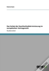 Capa do artigo Das Verbot Der Geschlechtsdiskriminierung Im Europaã‚Â¤Ischen Vertragsrecht