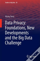 Data Privacy: Foundations, New Developments And The Big Data Challenge