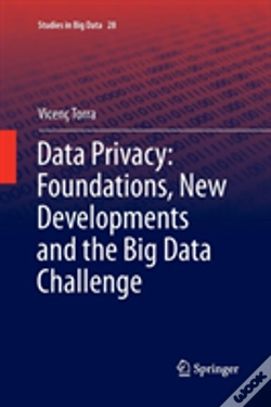 Capa do artigo Data Privacy: Foundations, New Developments And The Big Data Challenge