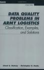 Data Quality Problems In Army Logistics - Preview