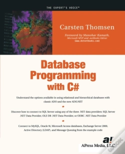 Capa do artigo Database Programming With C#