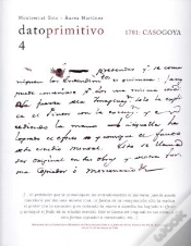 Capa do artigo Dato Primitivo 4. 1781: Caso Goya