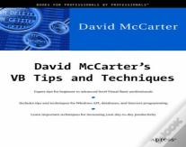 David Mccarter'S Vb Tips And Techniques