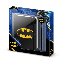 Capa do artigo DC Comics Batman Batsignal Caixa de Presente com Diário e Caneta Fashion, Preta