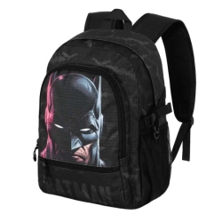 Capa do artigo DC Comics Batman Face Mochila Fight FAN 2.2, Preta