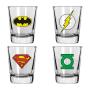 DC Comics Shotglass 4-Pack Heroes - Preview