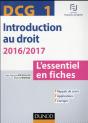 Dcg 1 - Introduction Au Droit - 2016/2017 - 7e Ed. - L'Essentiel En Fiches - Preview