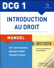 Capa do artigo Dcg 1 - Introduction Au Droit 2017/2018 - 11e Ed. - Manuel Et Applications, Qcm