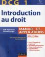 Dcg 1 ; Introduction Au Droit (Édition 2015/2016) - Preview