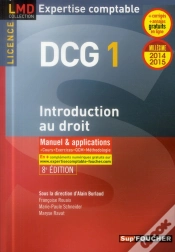 Capa do artigo Dcg 1 ; Introduction Au Droit ; Manuel Et Applications (8e Édition)