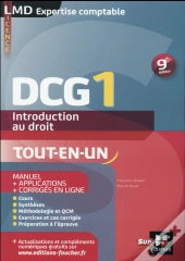 Dcg 1 - Introduction Au Droit - Manuel Et Applications - 9e Edition - Millesime 2015-2016