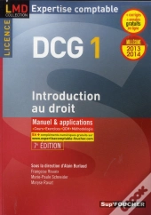 Dcg 1 ; Introduction Au Droit ; Manuel Et Applications (Édition 2013/2014)