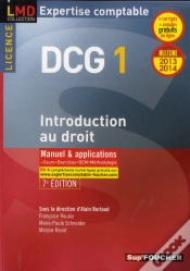 Capa do artigo Dcg 1 ; Introduction Au Droit ; Manuel Et Applications (Édition 2013/2014)