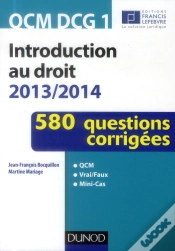 Capa do artigo Dcg 1 Introduction Au Droit Qcm 2013