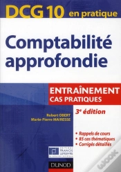 Capa do artigo Dcg 10 ; Comptabilité Approfondie ; Cas Pratiques (3e Édition)