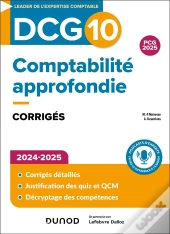 Dcg 10 - Comptabilité Approfondie - Corrigés 2024-2025