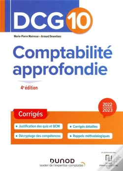 Capa do artigo Dcg 10 : Comptabilité Approfondie ; Corrigés (Édition 2022/2023)