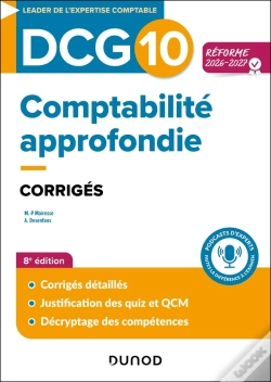 Capa do artigo Dcg 10 : Comptabilité Approfondie ; Corrigés (Édition 2026/2027)