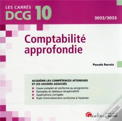 Capa do artigo Dcg 10 - Comptabilite Approfondie - Cours Et Applications Corrigees