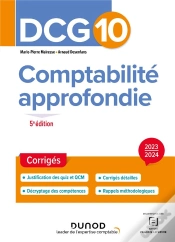 Capa do artigo Dcg 10 - Comptabilite Approfondie - Dcg 10 - Dcg 10 Comptabilite Approfondie - 2023-2024 - Corriges