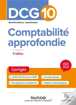 Capa do artigo Dcg 10 - Comptabilite Approfondie - Dcg 10 - Dcg 10 Comptabilite Approfondie - 2023-2024 - Corriges