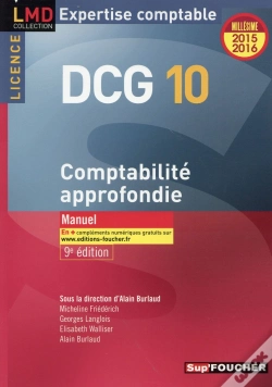Capa do artigo Dcg 10 - Comptabilite Approfondie - Manuel - 9e Edition - Millesime 2015-2016
