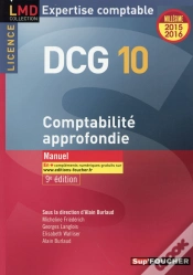 Capa do artigo Dcg 10 - Comptabilite Approfondie - Manuel - 9e Edition - Millesime 2015-2016