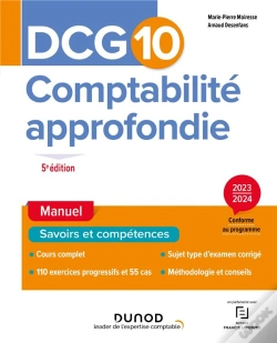 Capa do artigo Dcg 10 : Comptabilité Approfondie ; Manuel (Édition 2023/2024)