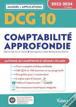 Capa do artigo Dcg 10 - Comptabilite Approfondie : Manuel Et Applications 2023-2024 - Maitriser Les Competences Et